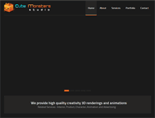 Tablet Screenshot of cubemonsters.com